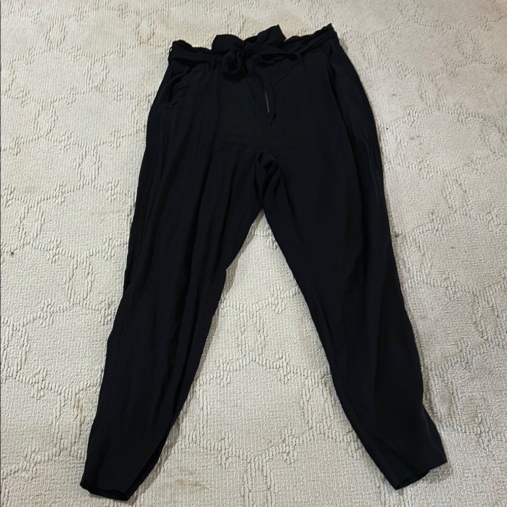 Old Navy Black Paperbag Pants